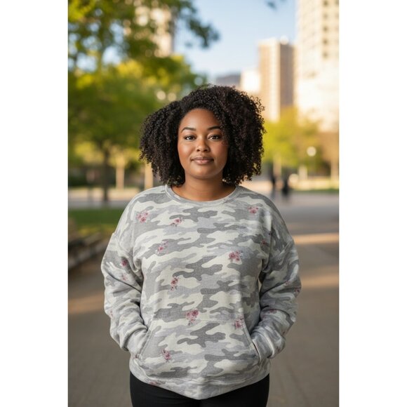 Secret Treasures Women's Camouflage Sleep Top  2X (18W-20W) - Picture 1 of 2